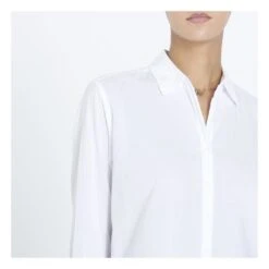 Beau Cotton Poplin Shirt | White -American Vintage Shop unnamed file 850