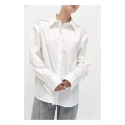 Shirt With Removable Sleeves | White -American Vintage Shop unnamed file 869