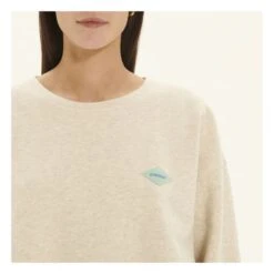 American Vintage Pieburg Sweatshirt | Heather White -American Vintage Shop unnamed file 87