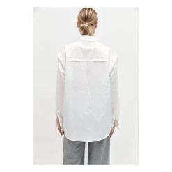 Shirt With Removable Sleeves | White -American Vintage Shop unnamed file 873