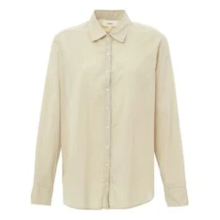 Beau Cotton Poplin Shirt | Oatmeal