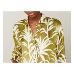 Hartford Charlot Printed Shirt | Khaki -American Vintage Shop unnamed file 896