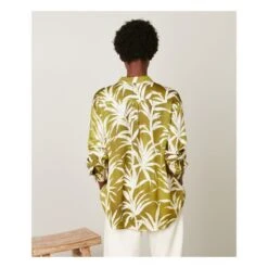 Hartford Charlot Printed Shirt | Khaki -American Vintage Shop unnamed file 897