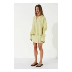 Celery Linen Shirt | Anise Green 7 Celery Linen Shirt | Anise Green -American Vintage Shop unnamed file 928