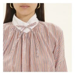 Wheel Striped Shirt | Orange -American Vintage Shop unnamed file 934