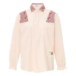 Costes Trim Detail Shirt | Pale Pink
