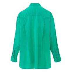 Sydney Cotton Poplin Shirt | Green -American Vintage Shop unnamed file 963