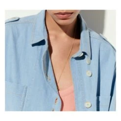 James Cotton And Linen Shirt | Light Blue -American Vintage Shop unnamed file 982