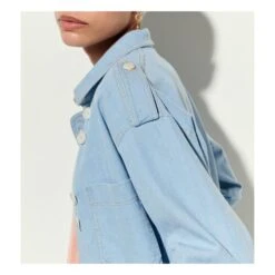 James Cotton And Linen Shirt | Light Blue -American Vintage Shop unnamed file 983